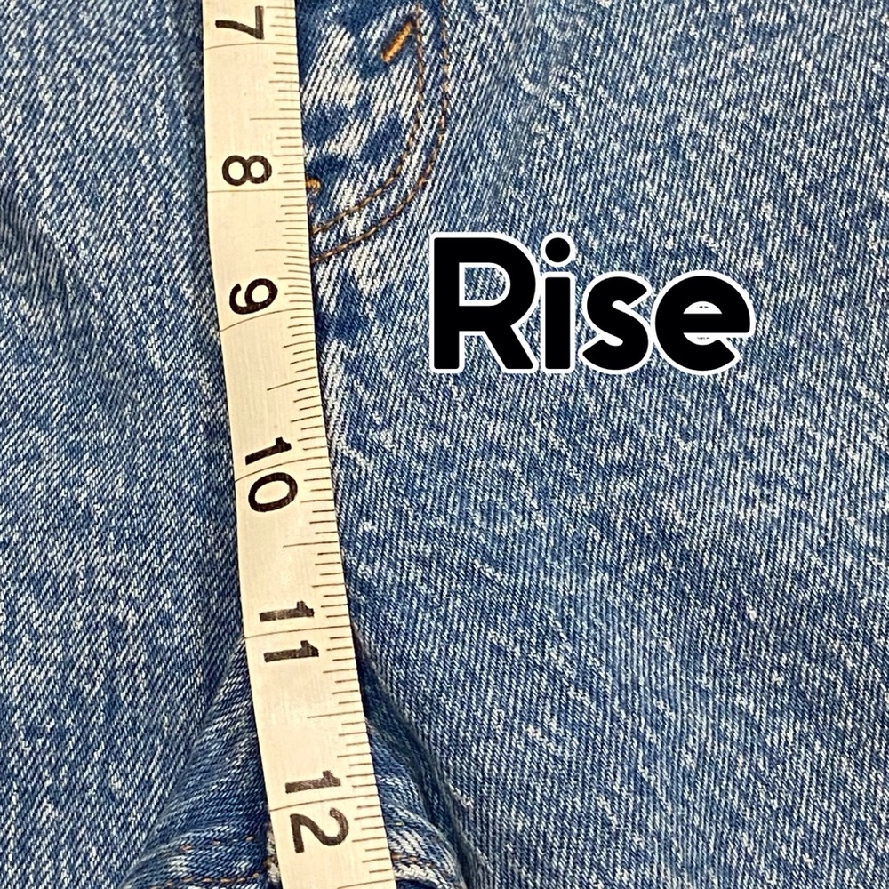 Abercrombie Fitch Jeans The 90s Stright Ultra High Rise Blue Women’s 26 Long - Picture 7 of 14